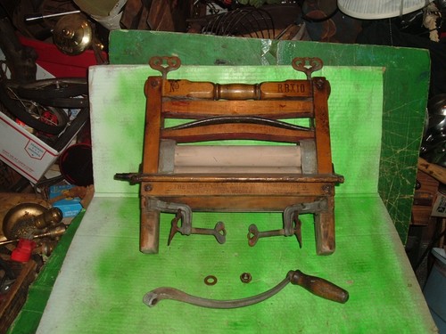 Antique 1896 clothes - , wringer