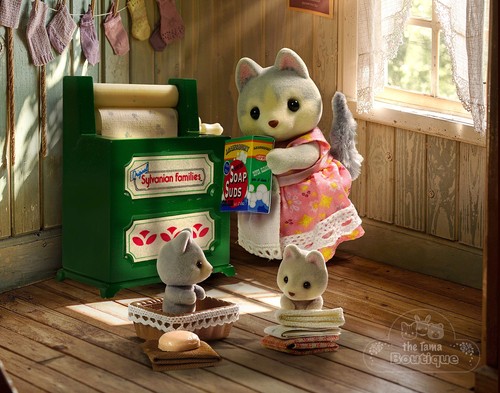 Sylvanian families calico - families,